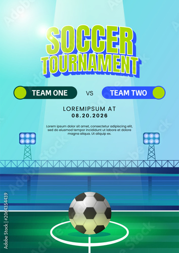 Stadium Soccer Match Sport background