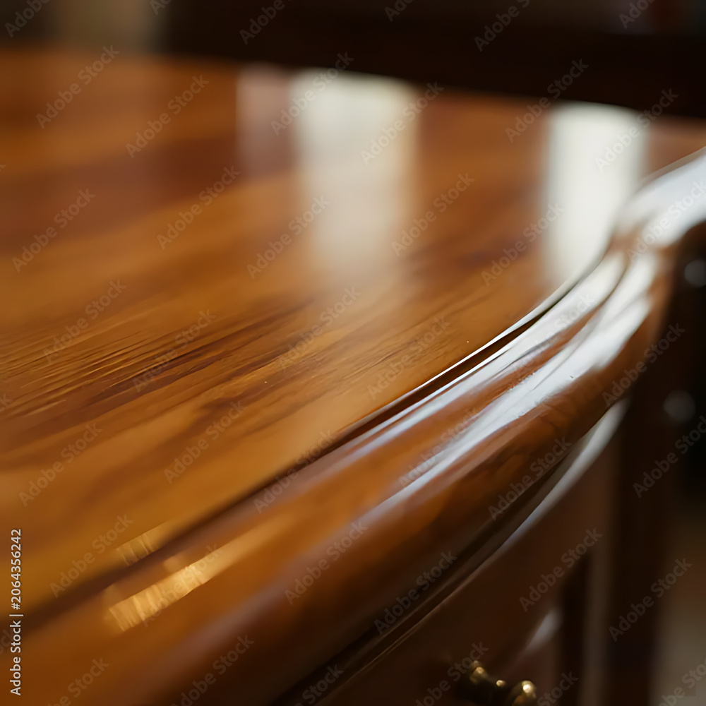 Obraz premium Polished hardwood surface