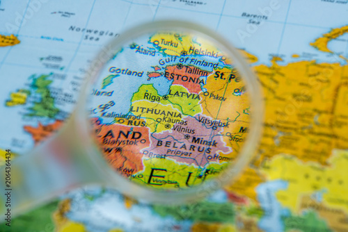 The Baltic Sea countries, NATO frontier countries, NATO-Russia border, the Suwalki pass