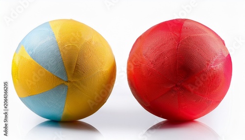 beach ball isolated on white background