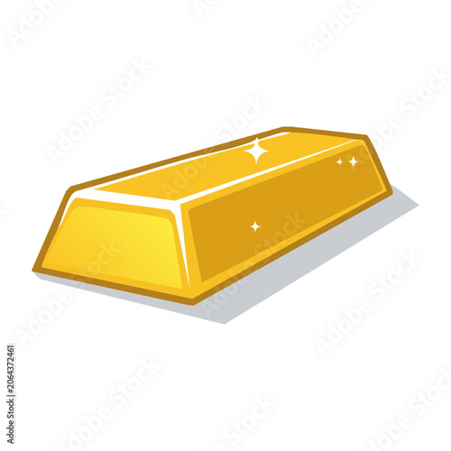 Golden gift box 3D render