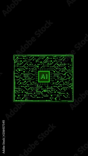 Mobile Vertical Resolution, 2160x3840 Pixels, Wyoming State (USA) Map Chipset Technology Opener, 
Suitable for USA Elections, US Events, Tech Events and Artificial Intelligence Presentations
