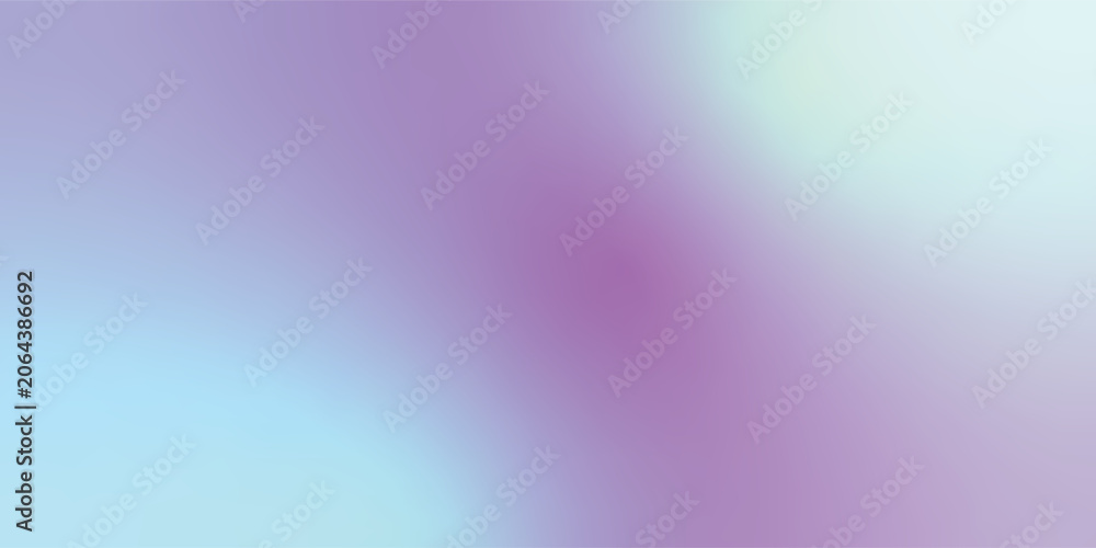 Obraz premium An abstract mesh gradient background featuring a soft blurred blend of light lavender purple and pale cyan tones.