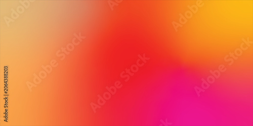 An abstract mesh gradient background featuring a soft blurred blend of vibrant red yellow pink and warm orange tones.
