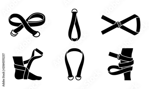 Bild auf Leinwand Strap Tie Methods and Applications
