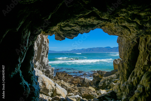 Klipgat caves in De kelders in walker bay nature reserve is a protected area and has majestic views of Atlantic ocean