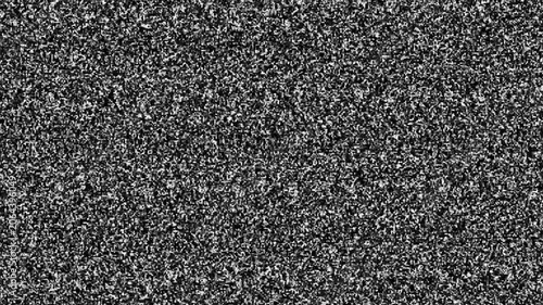 Analog tv static noise background, retro television signal, glitch effect