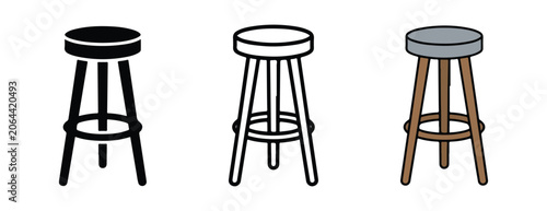 stools with different colors and designs for furniture and interior decoration  modern simple bar stools
