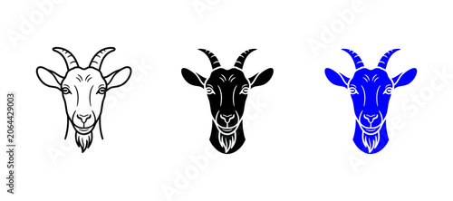Photography goat head