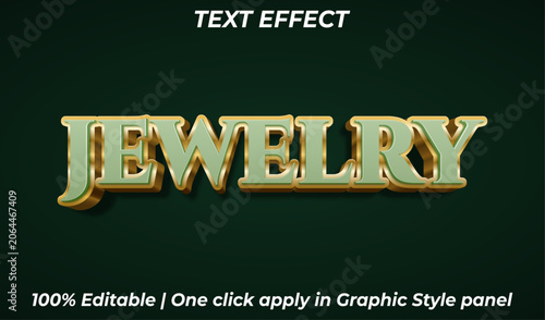 Luxury Gold Jewelry Elegant Text Effect