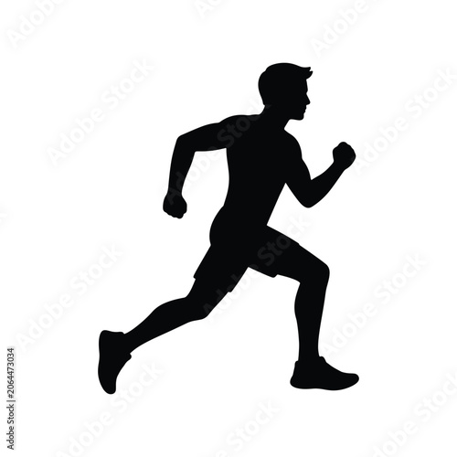 Running Person Icon for Fitness and Healthy Lifestyle