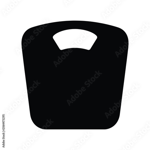 Weight Scale Icon for Body Weight Monitoring