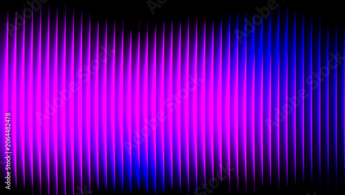 Abstract Neon Vertical Light Bars Background with Pink Purple Blue Gradient Glow, Futuristic Technology Wave Pattern