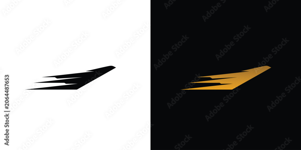 Obraz premium Elegant and modern eagle logo design