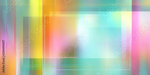 Abstract Colorful Fluid Gradient Background White Text Frame

