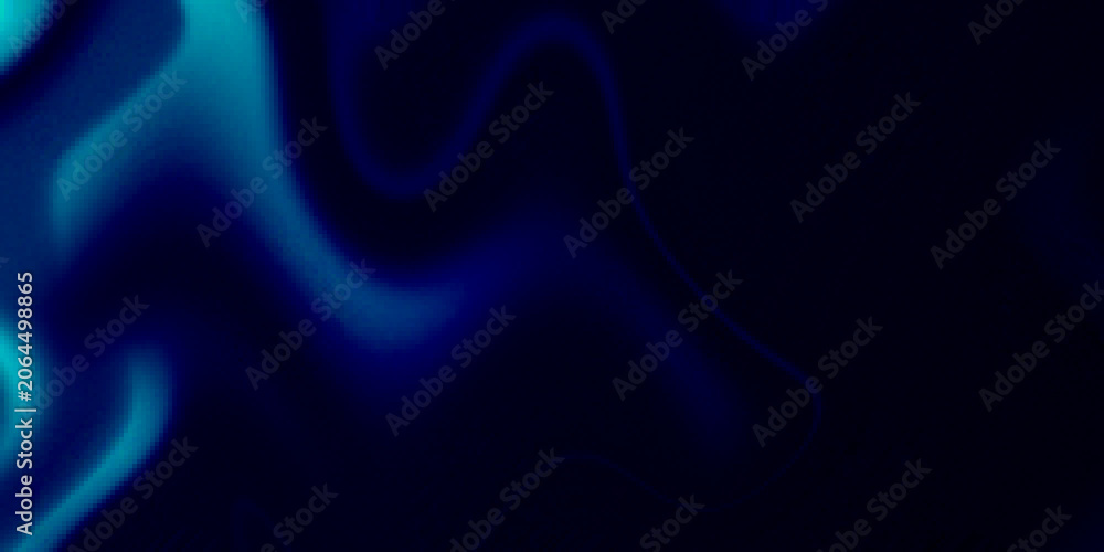 Fototapeta premium Abstract background design featuring smooth liquid waves flowing in gradient blue and cyan colors for modern digital artistic decor.