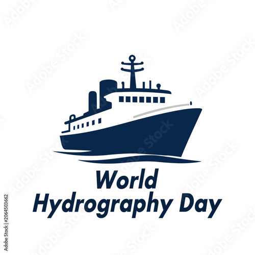 Fotografie Hydrography world day ship.