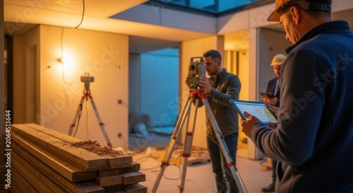 Construction Site Surveyors Use Technology For Building Project Accuracy