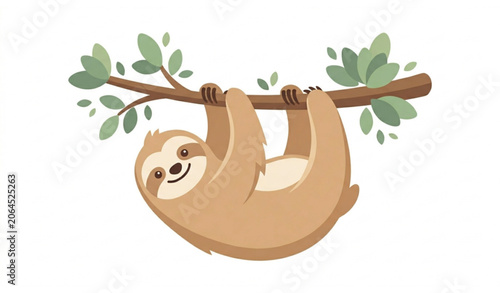 Photography Cute cartoon safari animals vector set with kawaii zoo characters in flat design