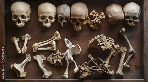 skulls and bones