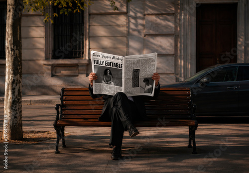 Newspaper Editorial Mockup
