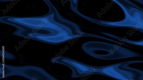 Dark blue liquid abstract background. Water, ink, dark liquid texture graphic design.