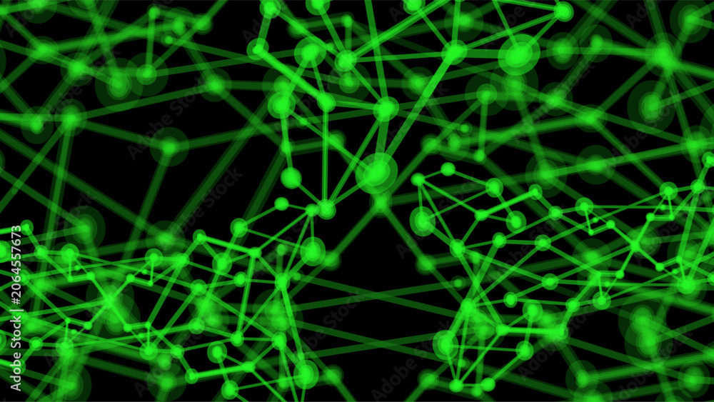 Obraz premium AI network technology digital background