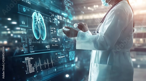 doctor working in hospital operating room