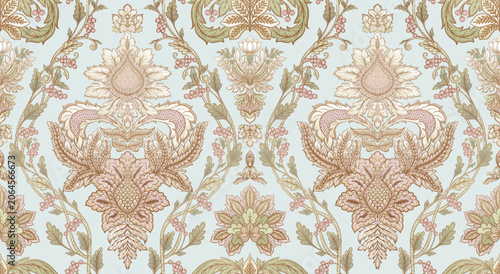 Konstfotografi Classical luxury old fashioned damask ornament, royal victorian floral baroque
