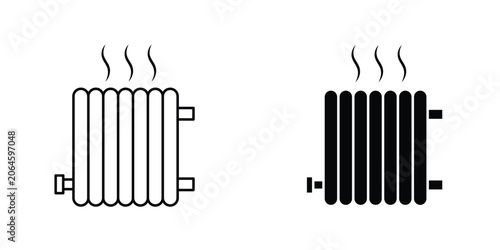 Foto Radiator icons Designs. icon element in trendy styles