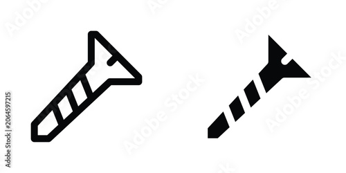 Fotografía Screws icons Designs. icon element in trendy styles