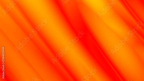 Cuadro en lienzo Abstract orange and red silk texture background with smooth elegant satin folds