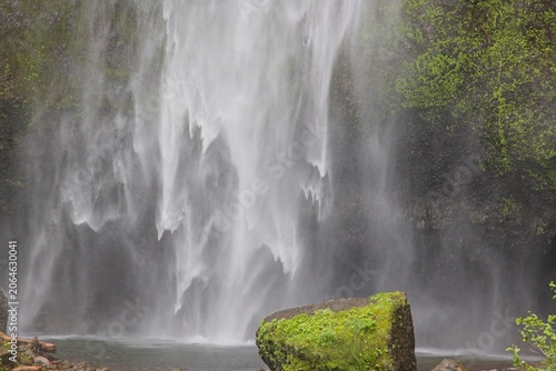 Powerful Waterfall Curtains at Multnomah Falls