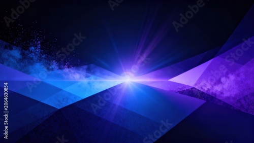 Abstract geometric light burst
