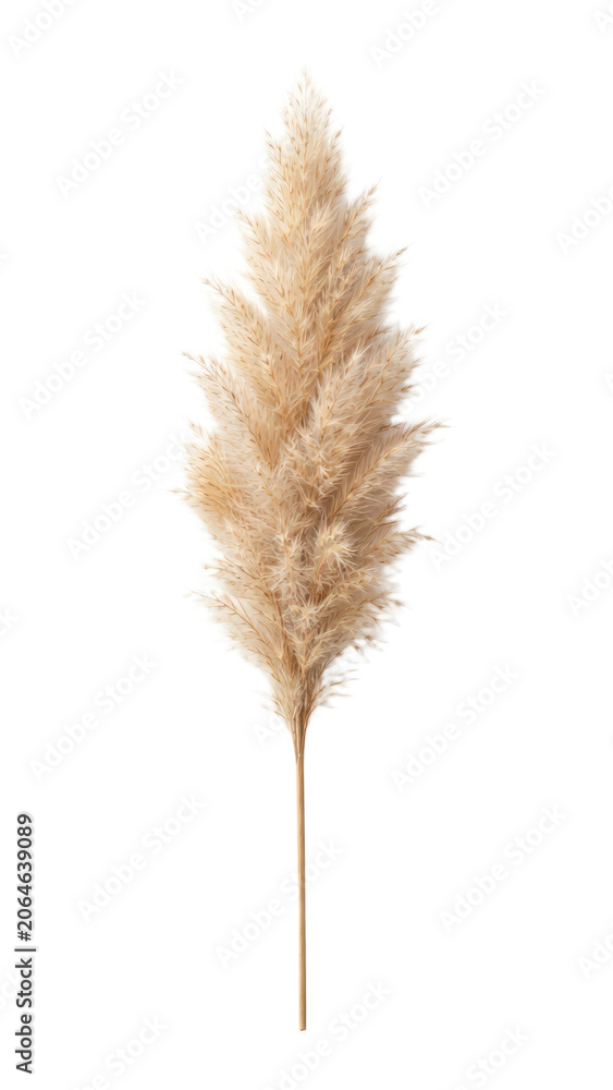 Fototapeta premium PNG Elegant pampas grass stem