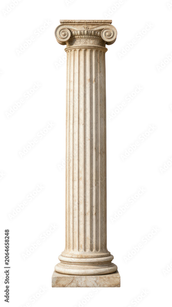 Naklejka premium PNG Elegant ancient Greek column
