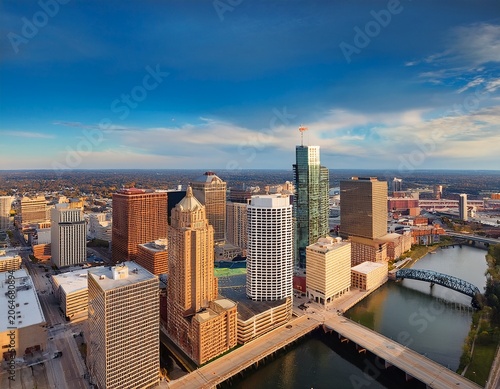 downtown grand rapids is second largest metropolitan area in entire michigan state