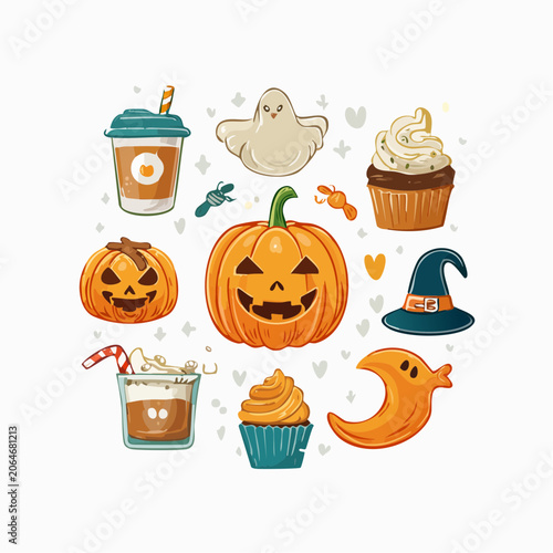 Halloween Themed Food and Decorations Collection