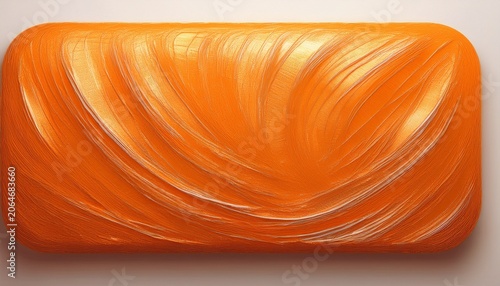 orange textured background on white isolated
