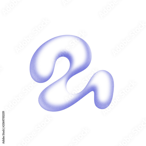 Airbrush Textured Shapes Isolated	