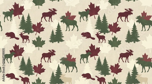 seamless pattern with flowers