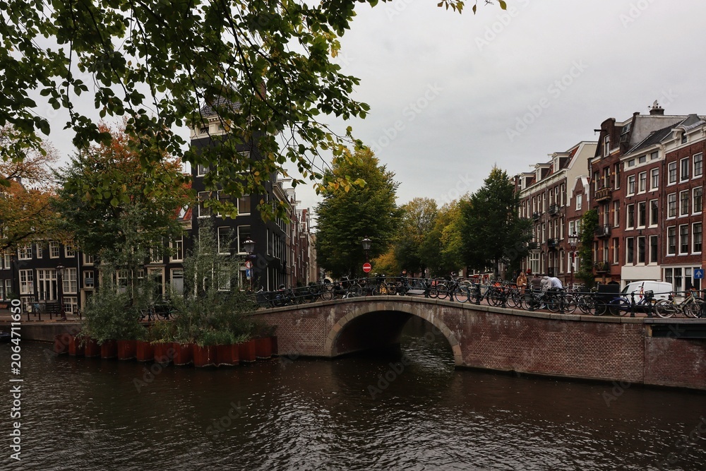 Obraz premium canal in amsterdam