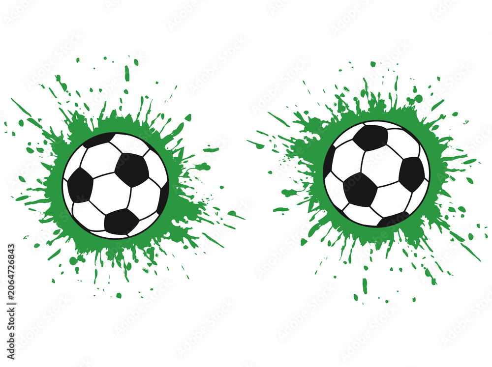 Obraz premium soccer ball on white