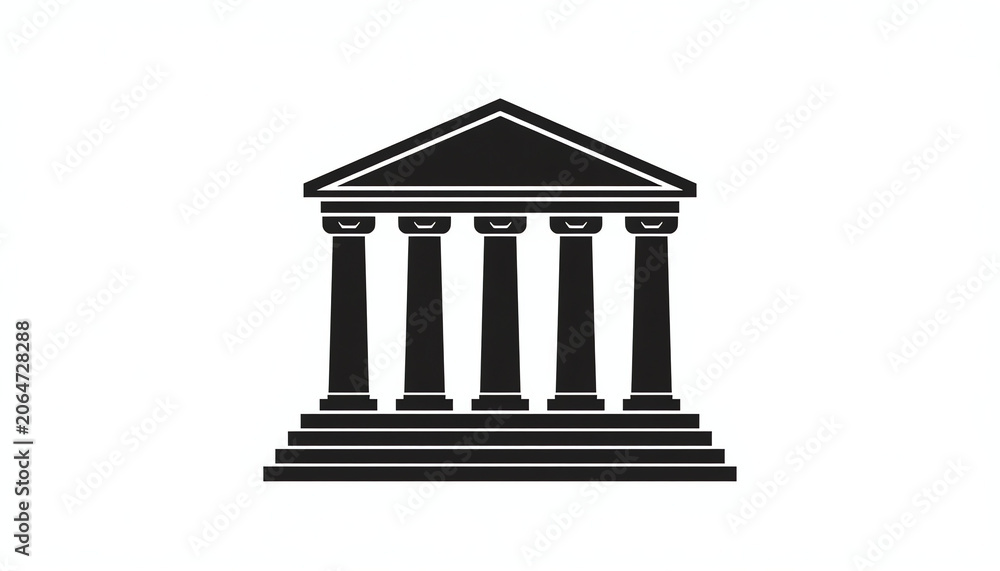 Obraz premium Temple 4 columns