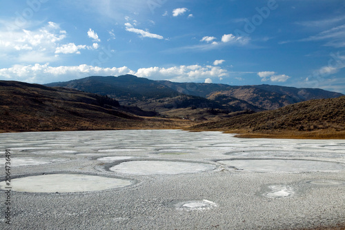 Spotted Lake in Osoyoos British Columbia Canada During Clear Day