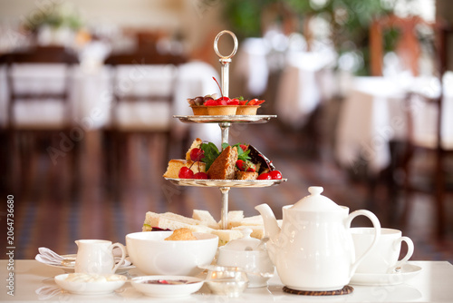 Traditional Afternoon Tea at a Luxury Hotel in Sri Lanka