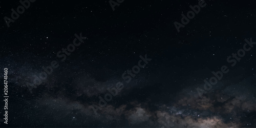 Fotografie Vast Cosmos: A stunning, high-resolution photograph captures the awe-inspiring expanse of the night sky, filled with countless stars and swirling nebulae