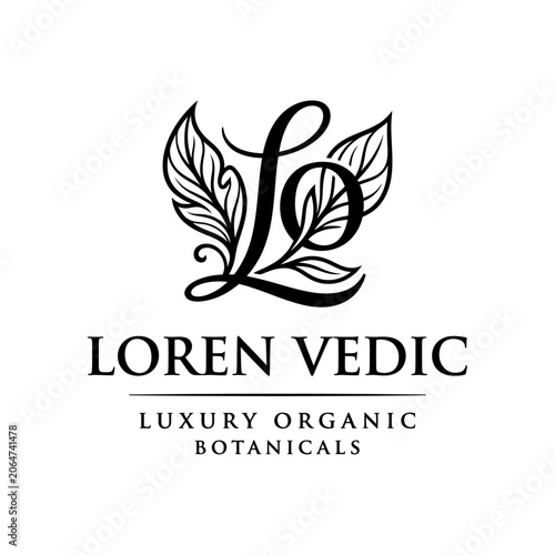 Loren Vedic Luxury Organic Botanicals Logo.