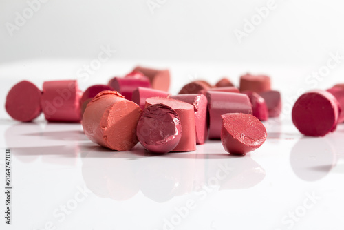 pieces of lipstick