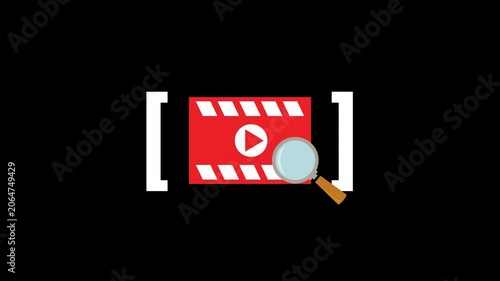 animated video of the uploaded result being scanned with a transparent background
